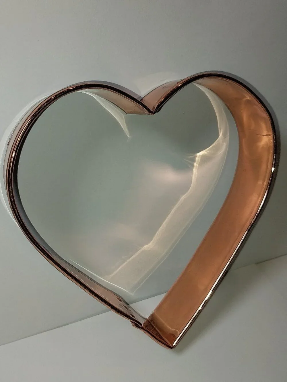 Copper Heart Cookie Cutter 5 1/2